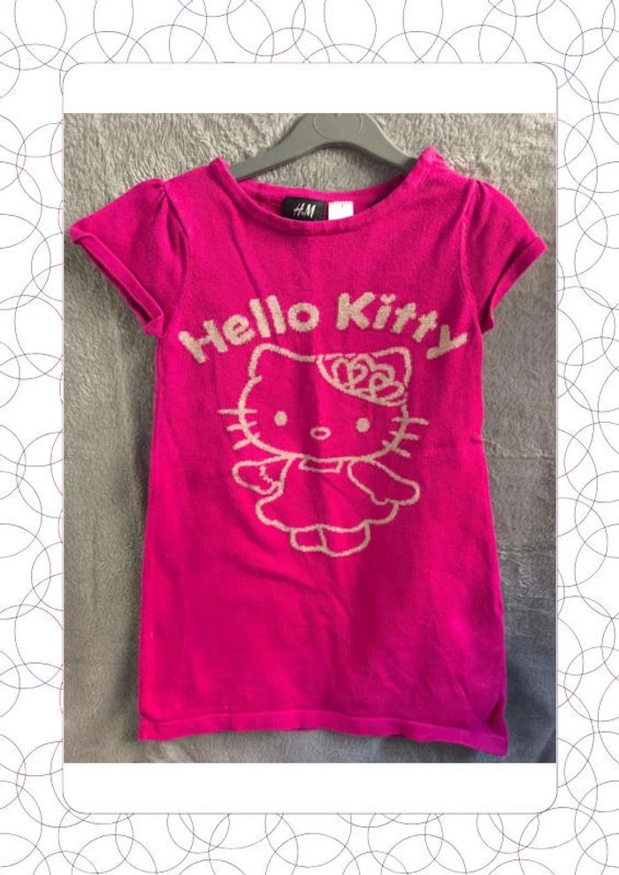 Robe longue pull hello kitty