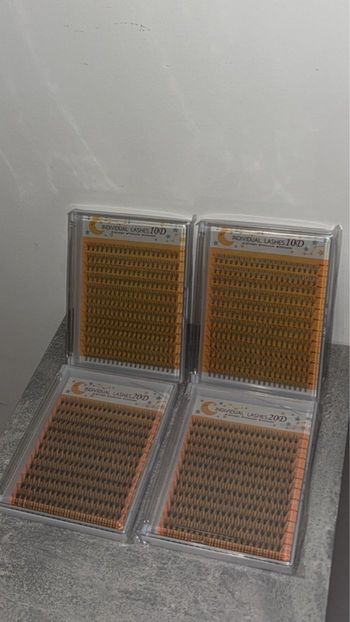 Lot de Faux-Cils Individuels "Individual Lashes" - 10D & 20D