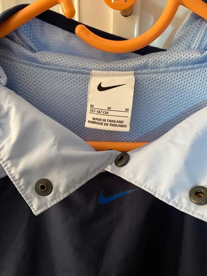 Coupe-vent /veste d’entraînement Nike enfant M À enfiler Ultra stylé & pratique Bleu & marine - photo numéro 5
