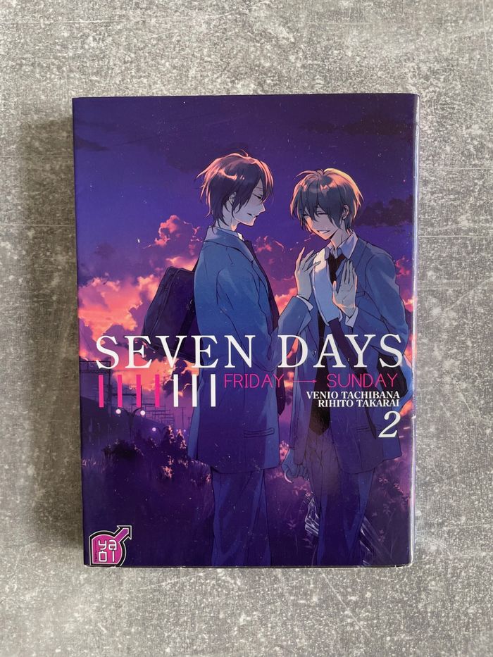 Manga Seven days tome 2 en version française.