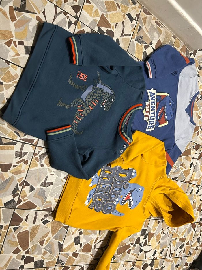 Lot de pulls dinosaures - photo numéro 2