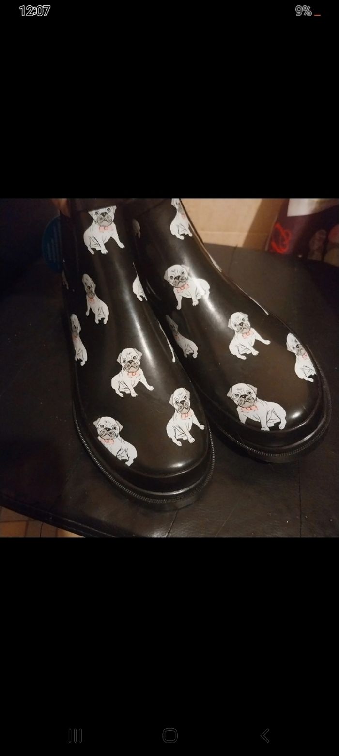 Bottines beck motif carlin Neuves avec étiquette pointure 38 - photo numéro 2