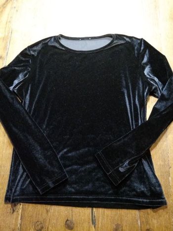 T-shirt manches longues velours