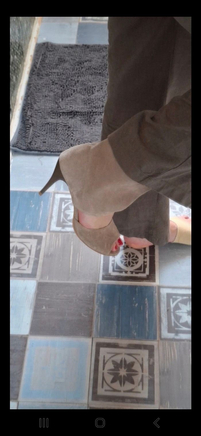 Talons nu pieds beige La redoute Création - photo numéro 5