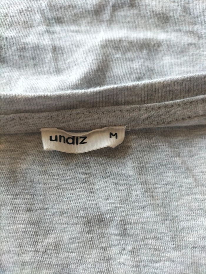 T-shirt gris Undiz – Taille M - photo numéro 4