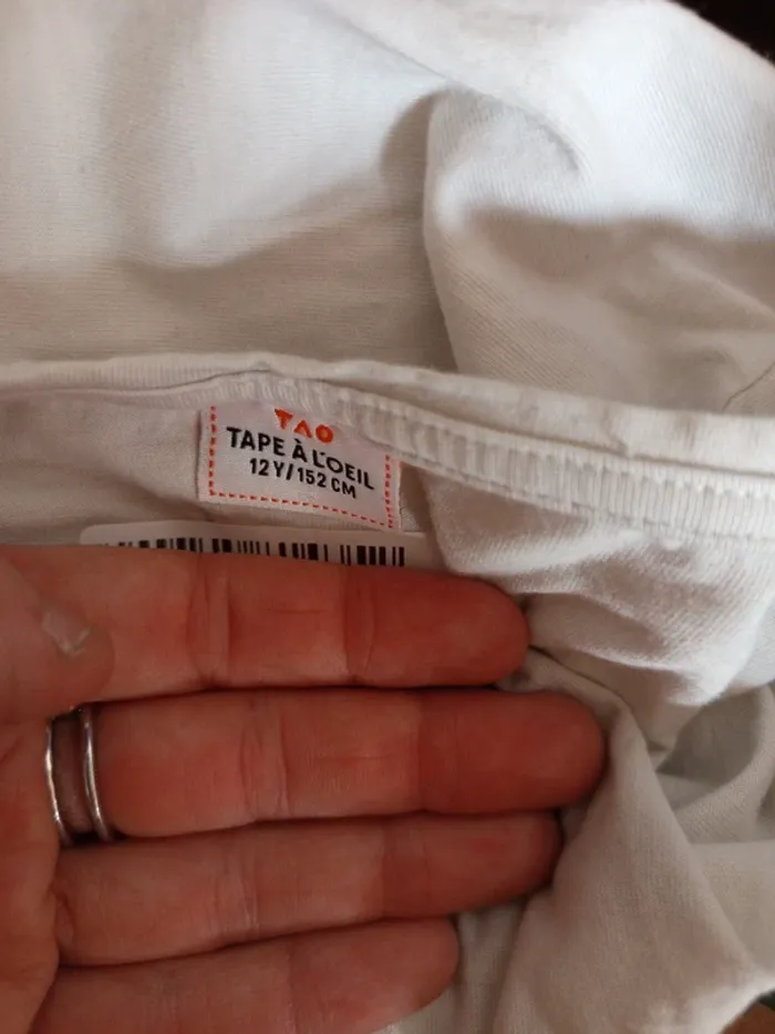 T-shirt longue manche taille 12ans - photo numéro 3