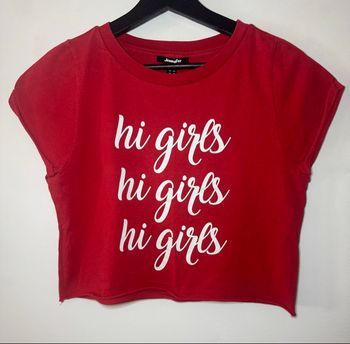 Croc-top ado rouge Jennyfer ‘