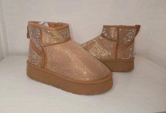 Bottine fourré à strass - photo numéro 2
