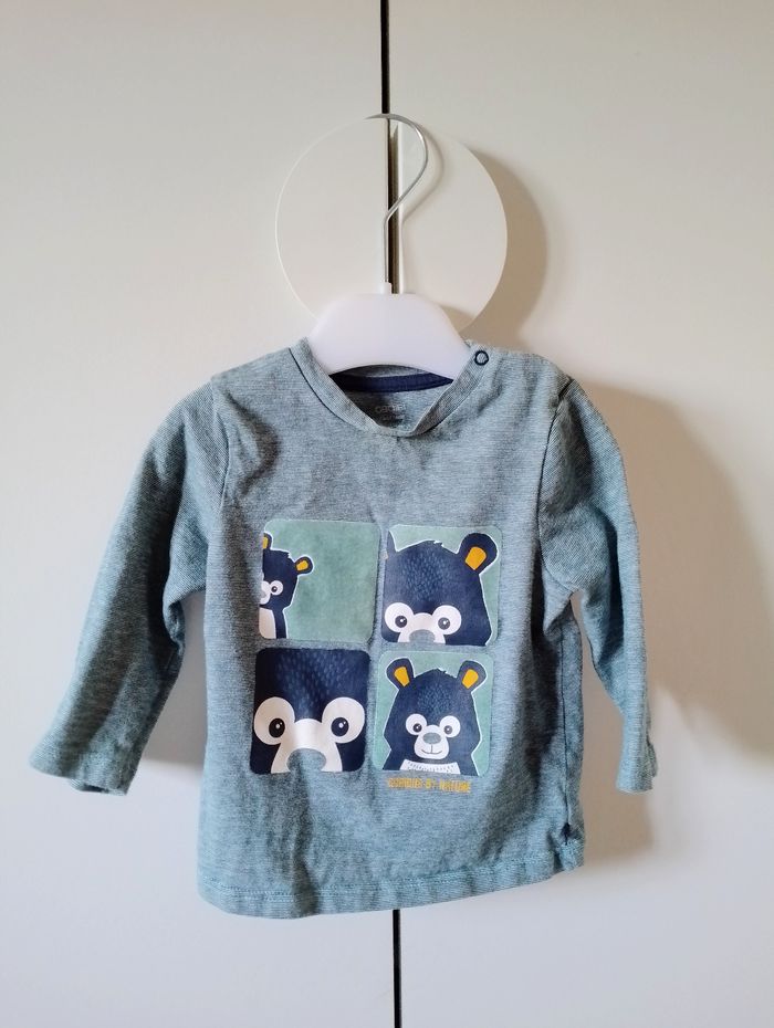 T-shirt bleu ours