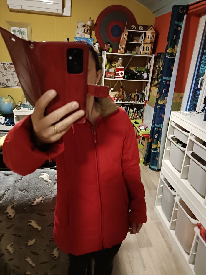 Doudoune rouge - photo numéro 6