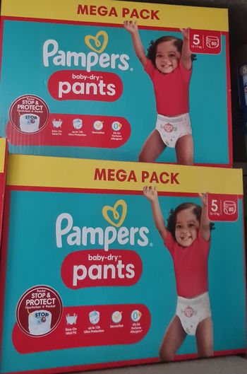 Couches pants taille 5 pampers