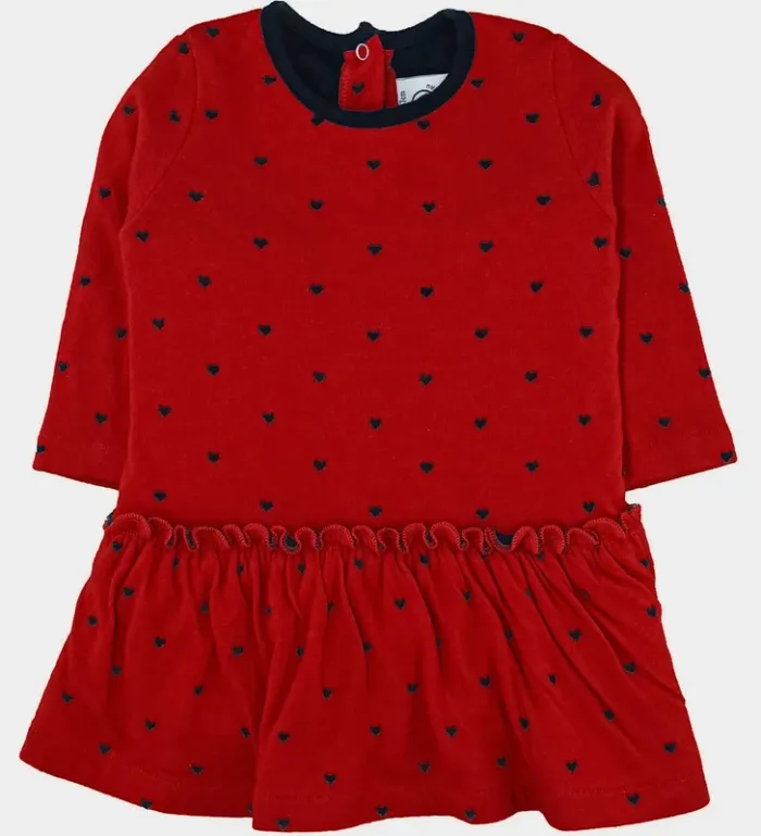 Robe à manches longues 6 mois en coton Petit Bateau