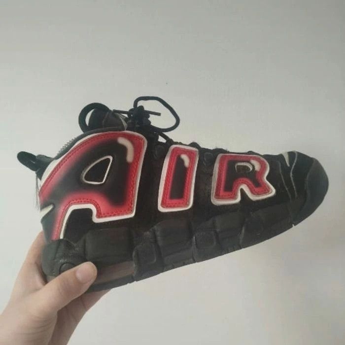 Nike Uptempo Laser Crimson - Taille 40 GS - photo numéro 2