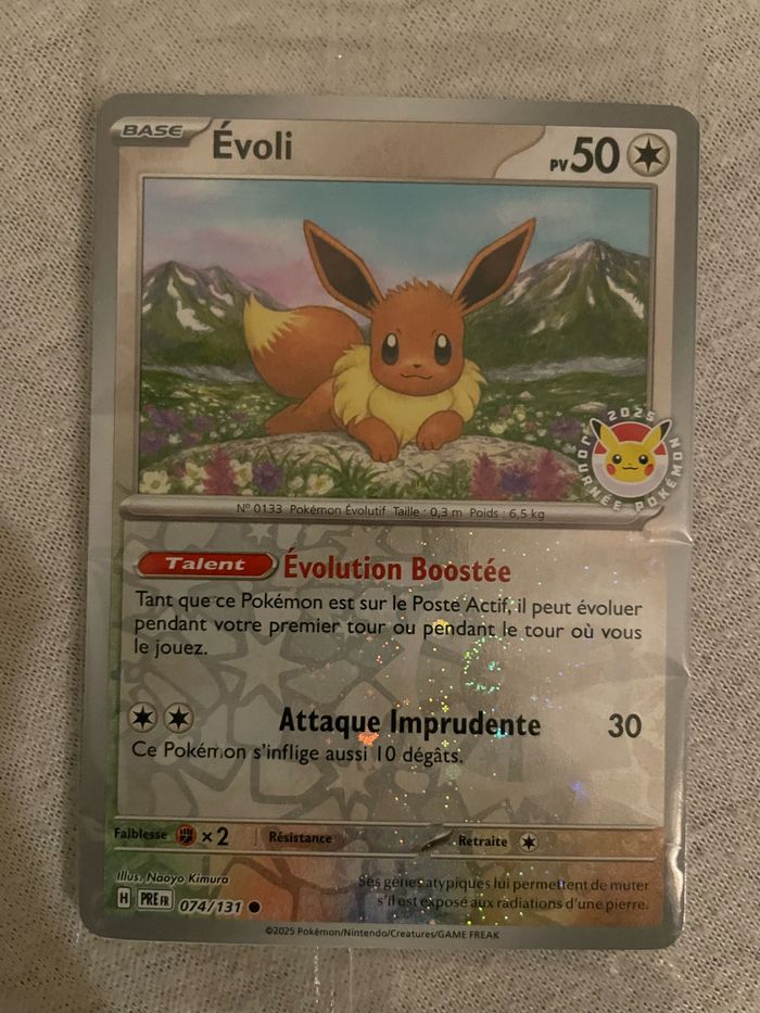 Carte Pokémon Promo Evoli Pokemon Day 2025