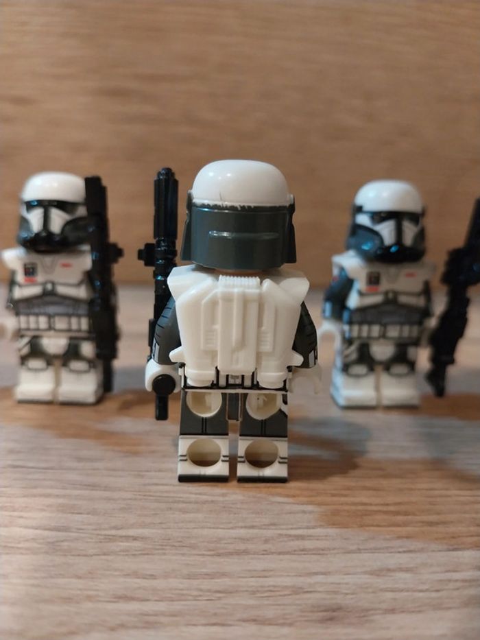 Figurines type lego 4 impérial stormtroopers star wars - photo numéro 4