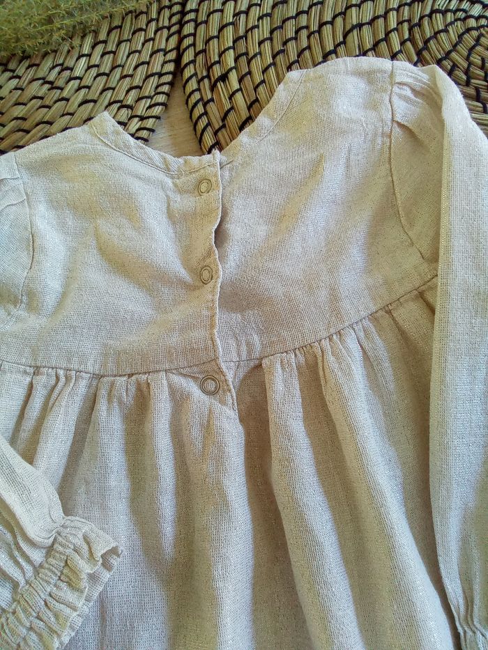 Tunique crème avec fils brillants Tape à l'oeil taille 24 mois - photo numéro 7