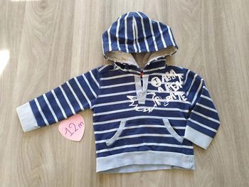 sweat à capuche 12 mois