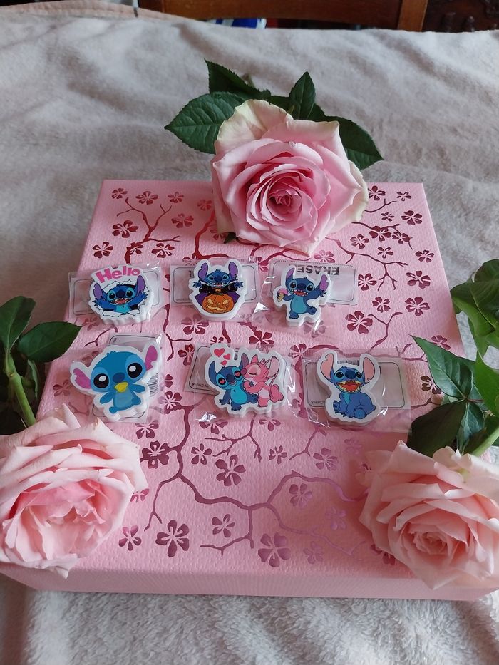 Gommes en 3d stitch 1e50 pour 1