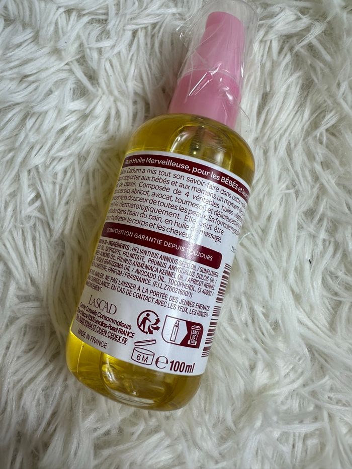 Huile merveilleuse Cadum - photo numéro 2