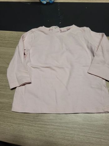 Tee shirt fille 12 mois ,Manon & Valentin