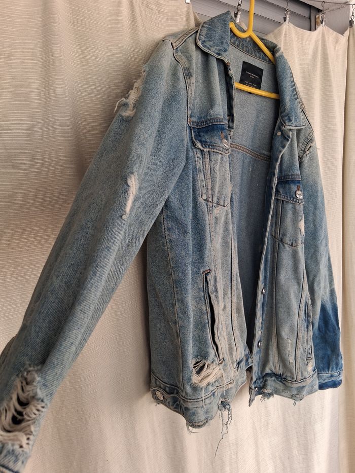 Veste en jean ZARA. - photo numéro 4