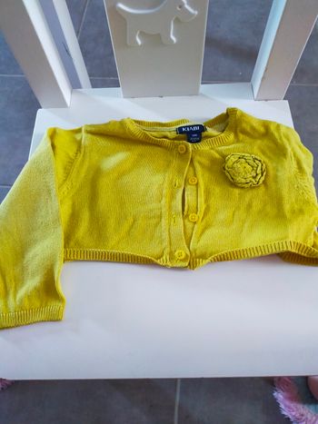 Gilet vert kaki 9 mois