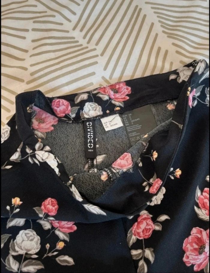 Pantalon fluide fleuri "H&M" - photo numéro 2