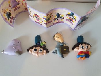 lot de 4 magnet shin shan gashapon