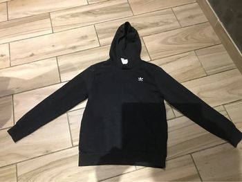 Pull à capuche adidas noir 13-14 ans