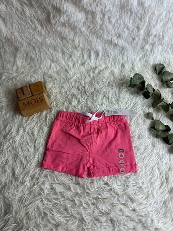 Short rose orchestra taille 12 mois