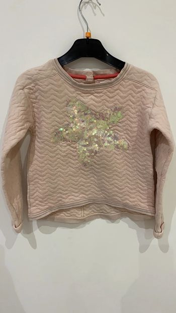 Pull paillette papillon dpam 8 ans