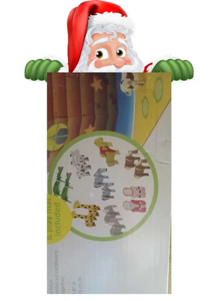 bateau avec ses animaux 64/59cm h 35cm - photo numéro 3