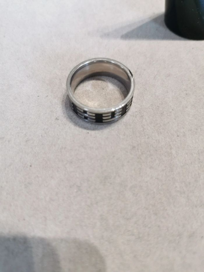 Bague homme acier tendance T9 - photo numéro 3