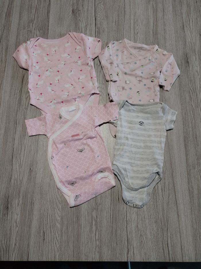 Lot de 7 bodies 3 mois fille - photo numéro 3