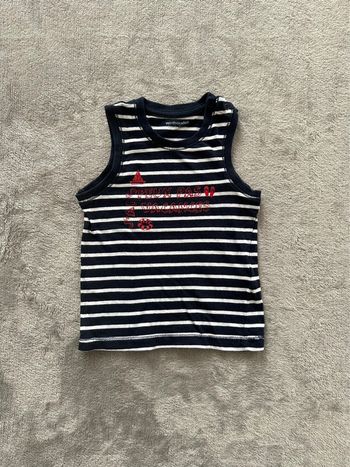 Débardeur « J’peux pas j’ai vacances » neuf - 9 mois - Vertbaudet