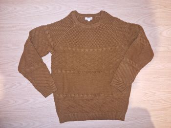 Pull Garçon OKAIDI Marron Taille 10 Ans