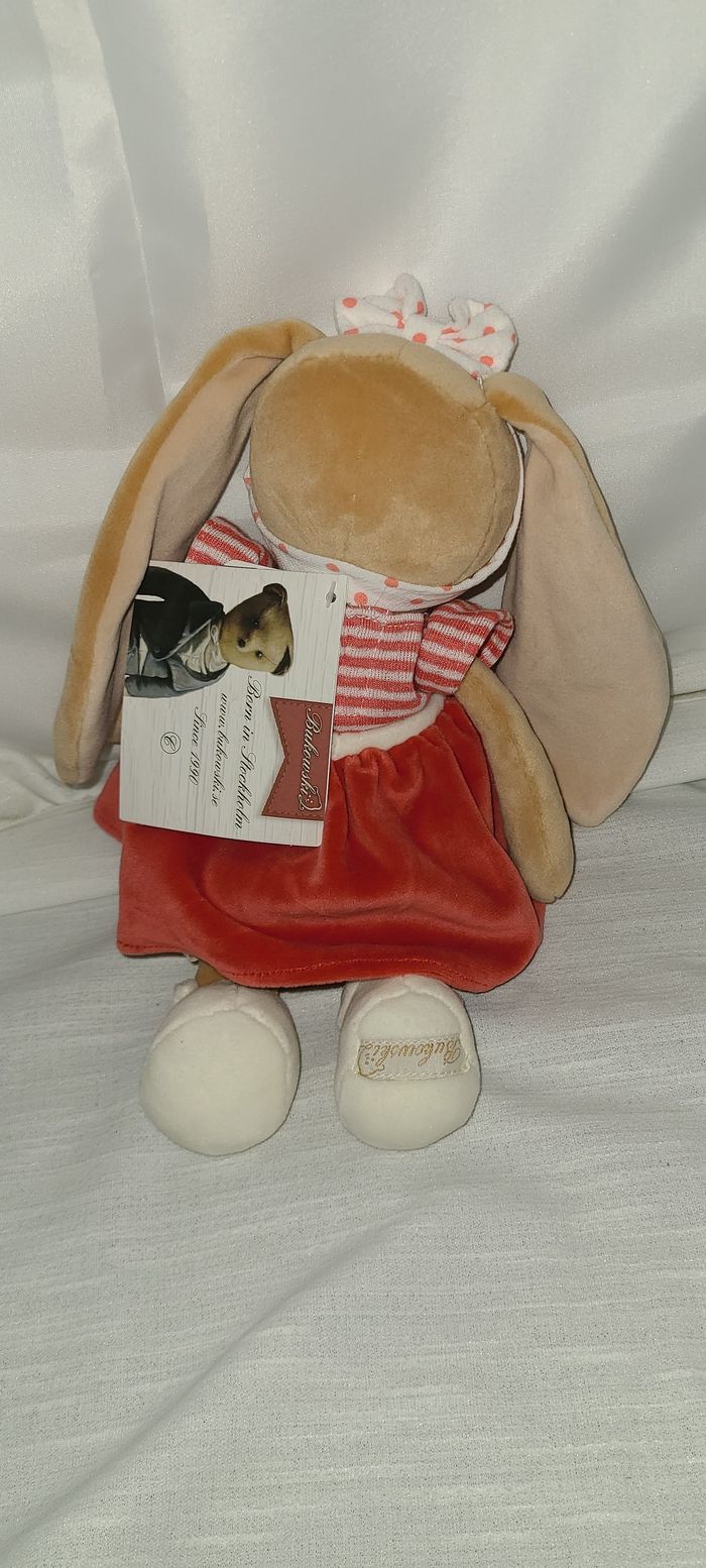 Peluches Bukowski - Lapine Bunny Sisters rose foncé - photo numéro 2