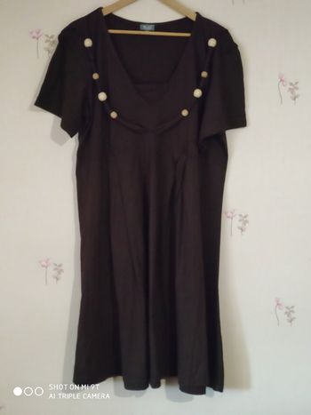 Robe manches courtes femme taille 56