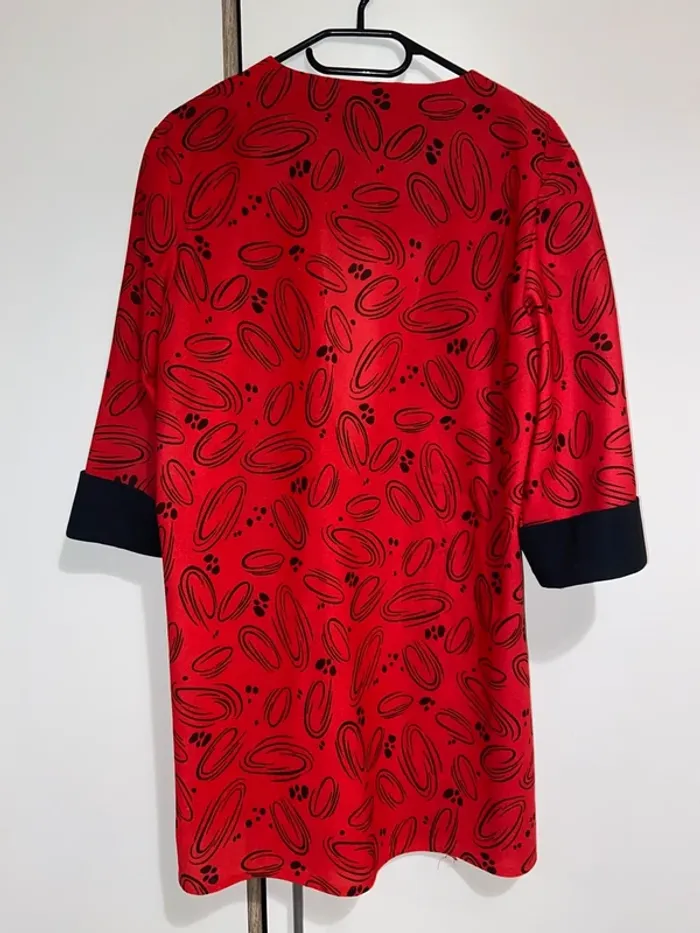 Chemisier rouge et noir - photo numéro 3