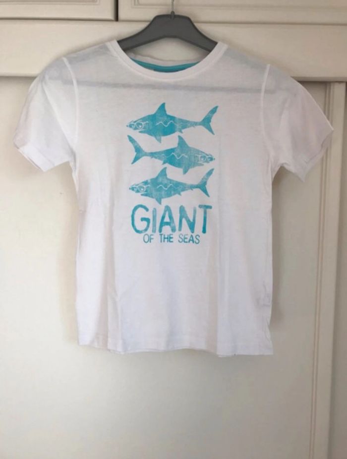 T-shirt blanc 10 ans - photo numéro 2