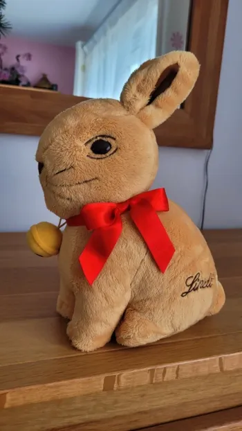 🐰 Peluche Lapin Or Lindt