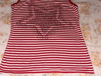 Débardeur avec strass - Taille 34 - Fabriqué en France 