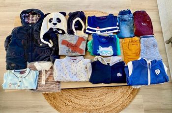 Lot 18 mois garçon sergent major tape à l’œil bout’chou