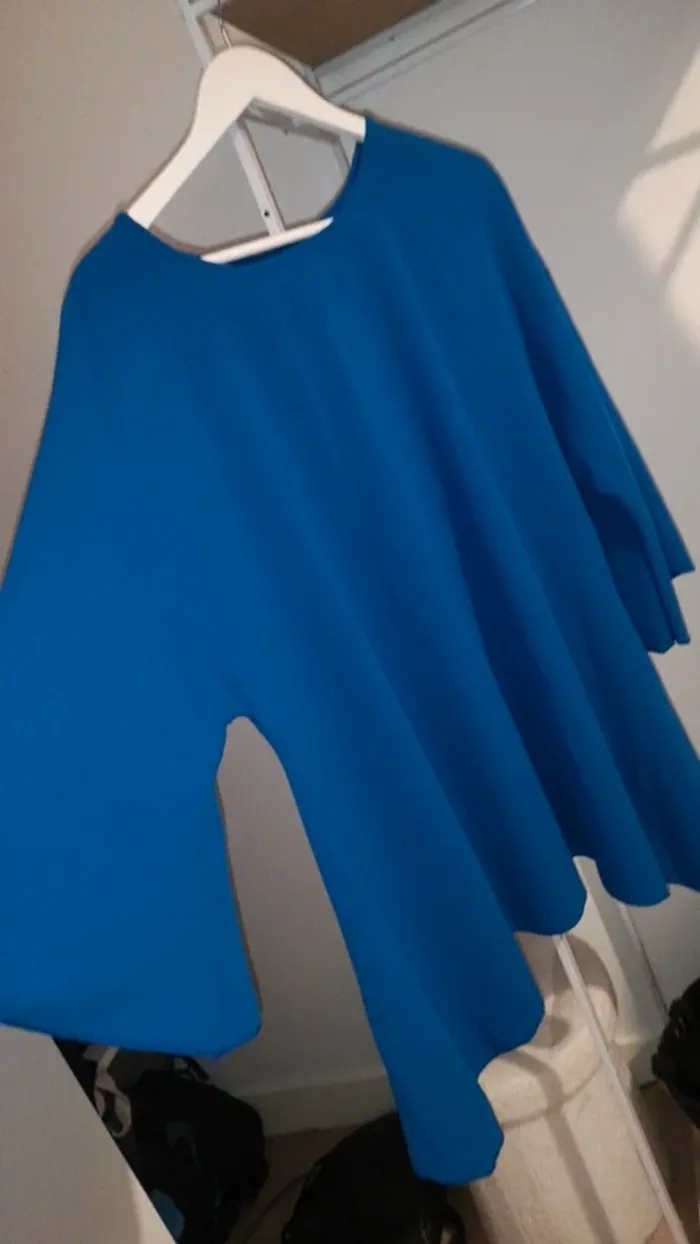 Blouse bleu électrique - photo numéro 2