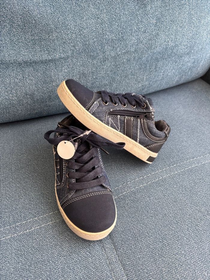 Baskets zip en jean neuves orchestra 28