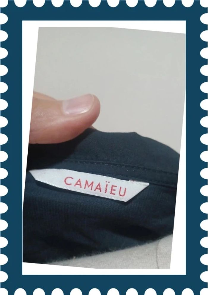 Chemisier velours taille 42 Camaïeu - photo numéro 4