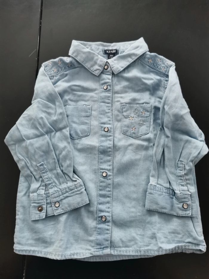 Chemise en jean Kiabi T 18 mois
