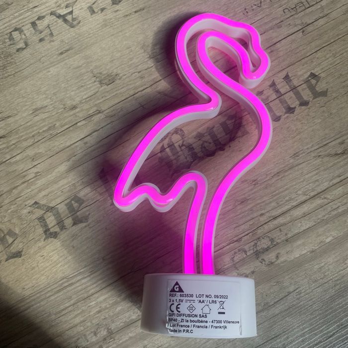 Lampe rose led Flament rose - photo numéro 2