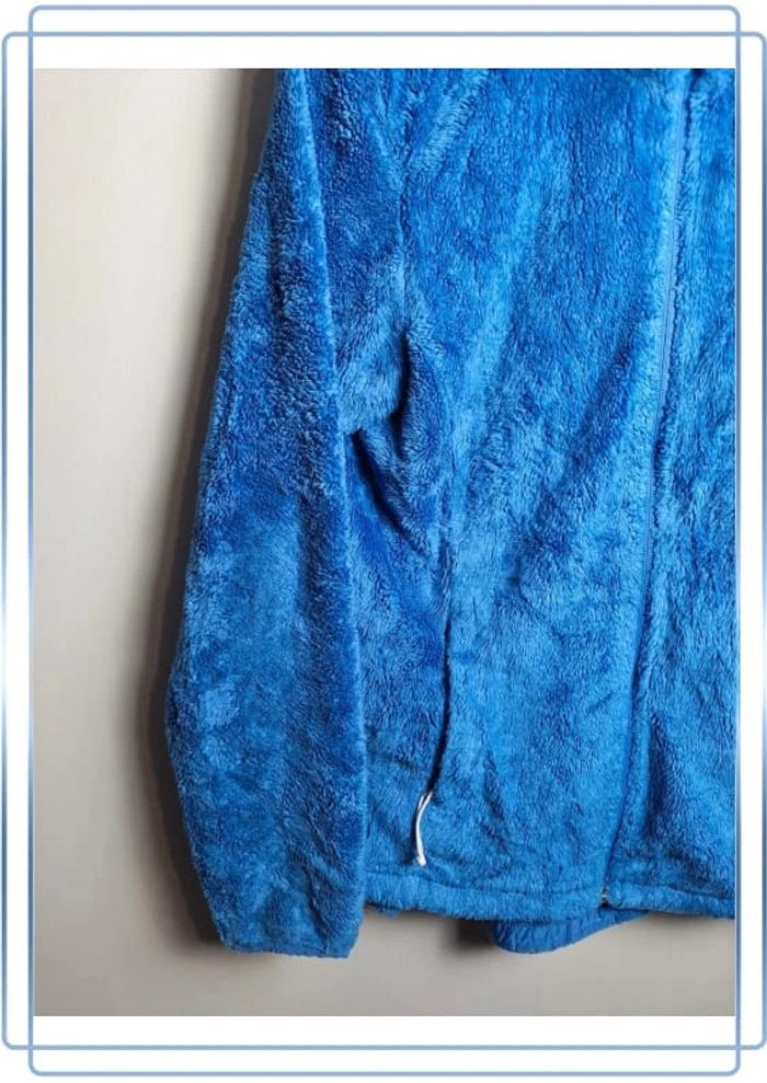 veste Polaire the north face / bleu foncé femme / taille S / brodé - photo numéro 2
