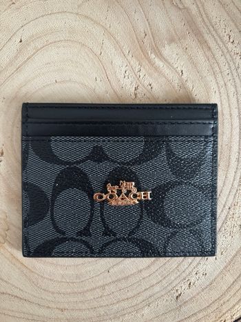 Porte carte noir coach